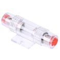 thumbnail image 1 of Box Holder,Car Auto Vehicle Stereo Audio AGU  Box Holder Block 8 Gauge Wire With 4Pcs 60Amp, 1 of 8
