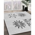 thumbnail image 3 of Ahgly Company Tapis d'Intérieur Lavable en Machine Carré Gris Platine, 3 Pieds Carré, 3 of 7