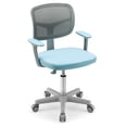 thumbnail image 1 of Gymax Chaise de Bureau pour Enfants à Hauteur Réglable Chaise d'Étude pour Enfants avec Roulettes Universelles Automatiques Bleu, 1 of 7