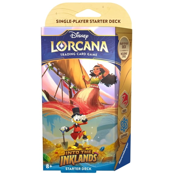 Disney Lorcana Set 3 Into the Inklands Ruby & Sapphire Deck