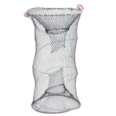 Portable Folding Fishing Net, Bait Shrimp Cage Crab Lobster Trap Lures Net for Bait Trap Crawfish, Lobster Etc.