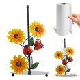 thumbnail image 2 of Piwvid Summer Spring Sunflower Paper Towel Holder Floral Kitchen Decor Flower Paper Holder Stand Home Decorations Tissue Holder Farmhouse Towel Stand for Countertop, 2 of 6