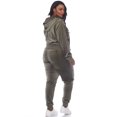 thumbnail image 3 of White Mark Ensemble de Survêtement en Velours pour Femmes, 2 Pcs, 3 of 6