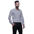 thumbnail image 2 of BESTMAN Chemises Habillées Imprimées pour Hommes Coupe Ajustée Col Écarté Chemise en Coton, 2 of 5