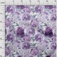 thumbnail image 3 of oneOone Velvet Purple Fabric Floral Craft Projects Decor Fabric Printed By The Yard 58 Inch Wide-0K, 3 of 4