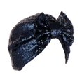 thumbnail image 1 of Turban Musulman pour Femmes avec Nœud, Paillettes, Bonnet, Foulard, Couvre-Chef, 1 of 2