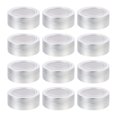 thumbnail image 1 of Shisuyan Aluminum Container Leak-Proof Aluminum Jars Silver 12Pcs 4.7X4.7X2CM, 1 of 8