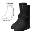 thumbnail image 3 of Wzzjkit Couvre-Chaussures Réutilisables Imperméables pour Adultes - Bottes de Neige Hautes Anti-Friction Surchaussures pour Hommes Femmes Cyclisme Extérieur Camping Pêche, 3 of 6
