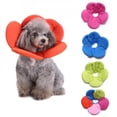 thumbnail image 2 of Pet Collar Cat Dog Flower Neck Collar Anti Bite Beauty Adjustable Protector Cover Ring Rose Red L, 2 of 6