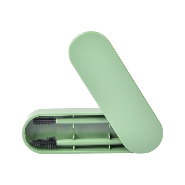 EGNMCR Mascara Réutilisable Brosse à Mascara Peigne à Sourcils Recourbeur de Cils Extension Trop Brosse à Cils