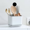 thumbnail image 4 of Drain Rack Kitchen Drying Organizer for Cutlery and Double Layer Removable Holder - Efficient Space Saving Rack for Kitchen Storage and Utensils, 4 of 6