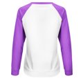 thumbnail image 3 of AherBiu Chandails à Col Rond pour Femmes, Hauts à Manches Longues, Hauts à Blocs de Couleur pour Sorties, T-Shirts d'Entraînement, 3 of 7