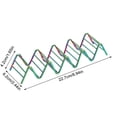 thumbnail image 2 of Stainless Steel Wavy Taco Stand Taco Stand Taco Stand, 2 of 6