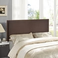 thumbnail image 4 of Region Queen Nailhead Upholstered Headboard - Dark Brown, 4 of 4
