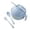 Blue, variant on Dvruxg Microwave Ramen Bowl, Microwave Ramen Cooker Bowl Set, Quick Ramen Cooker with Handles Ramen Noodle Cooker with Spoon Chopsticks Fork