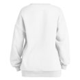 thumbnail image 4 of Jamicy Chandails en Molleton pour Femmes 2025 Nouvelle Mode Surdimensionné en Polaire Col Rond Chandail Décontracté Confortable Automne 2025 Mode Basique, 4 of 4