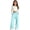 Sky Blue, variant on Akiihool Girls Cargo Pants Baby Girls Flare Pants Soft Cotton Toddler Bell Bottom Leggings Infant Clothes (Black,5-6 Years)