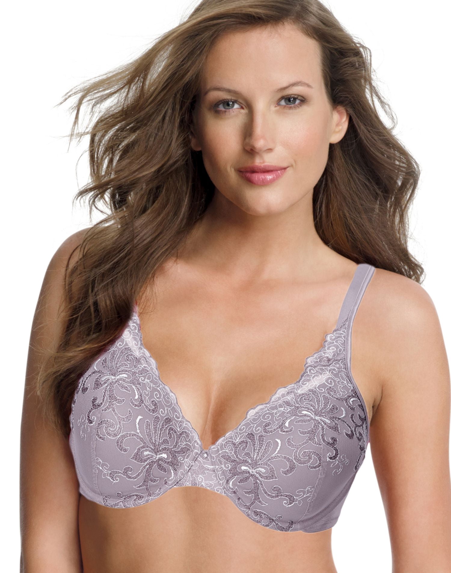 Playtex Womens Secrets Feel Gorgeous Embroidered Underwire Bra, 36C