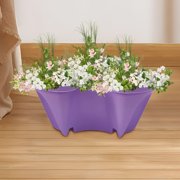 Stackable Strawberry Planter Pot, Three-Petal Plastic Planting Basin, Space-Saving Vertical Gardening Pot, Indoor Outdoor Flower and Vegetable Planter, Garden Plant Container