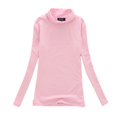 thumbnail image 1 of Womens Long Sleeve Mock Turtleneck Crew Stretch Slim T Shirt Layer Top, 1 of 6