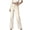 Beige, variant on Wide Leg Jeans for Women, Casual Elastic High Waist Wide Leg Loose Straight Leg Fashion Jeans, Ladies' Jeans