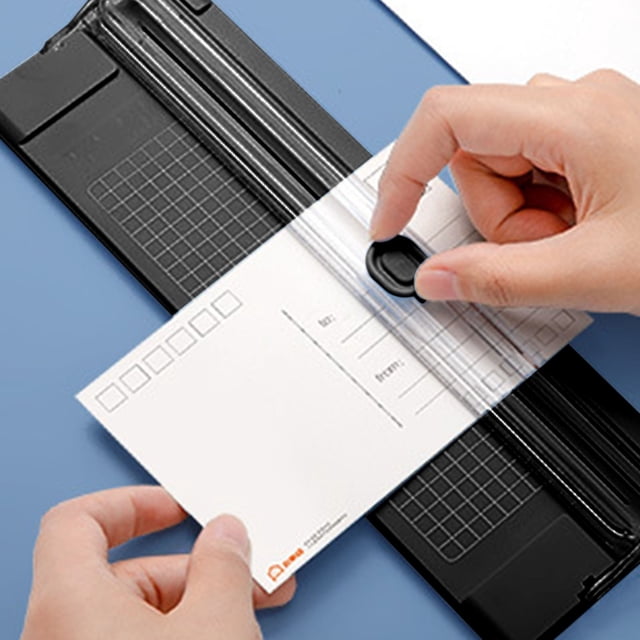 YIMWNYI Bidirectional Paper Cutter A4 Paper Cutter Handheld Cutting Tool, Efficient Office Paper Trimmer, Versatile Crafting Accessory, Reliable Manual Cutting Machine, Ideal for Crafters