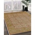 thumbnail image 3 of Ahgly Company Tapis d'Intérieur Lavable en Machine Carré Industriel Moderne Marron Clair, 5 Pieds Carré, 3 of 7