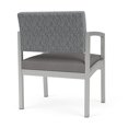 thumbnail image 5 of Fauteuil d'Appoint Surdimensionné en Acier Lenox pour Réception / Acier Argenté / Gris / Gris, 5 of 5