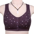 thumbnail image 2 of Birdeem Womans Embroidered Glossy Comfortable Breathable Bra Underwear No Rims, 2 of 9