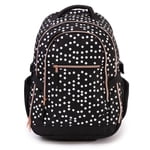 Jetstream Sac à dos scolaire avec paillettes rembourrées et compartiment pour ordinateur portable, sac à dos