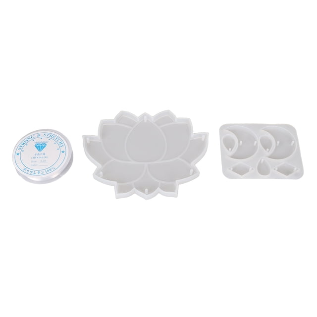 Silicone DIY , Silicone Pendant Casting String Flower Shaped Smoothly Surfaces For Decoration
