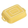 thumbnail image 3 of STAUB Ceramique Rectangular Baking Dish Set Citron 2 Piece, 3 of 7