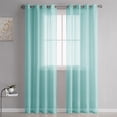 thumbnail image 1 of Window Curtains for Living Room Semi Sheer Curtains for Bedroom 98 Inches Long Grommet Vertical Window Curtains Drapes with Light Through for Living Room Window Curtains Living Room, 1 of 9