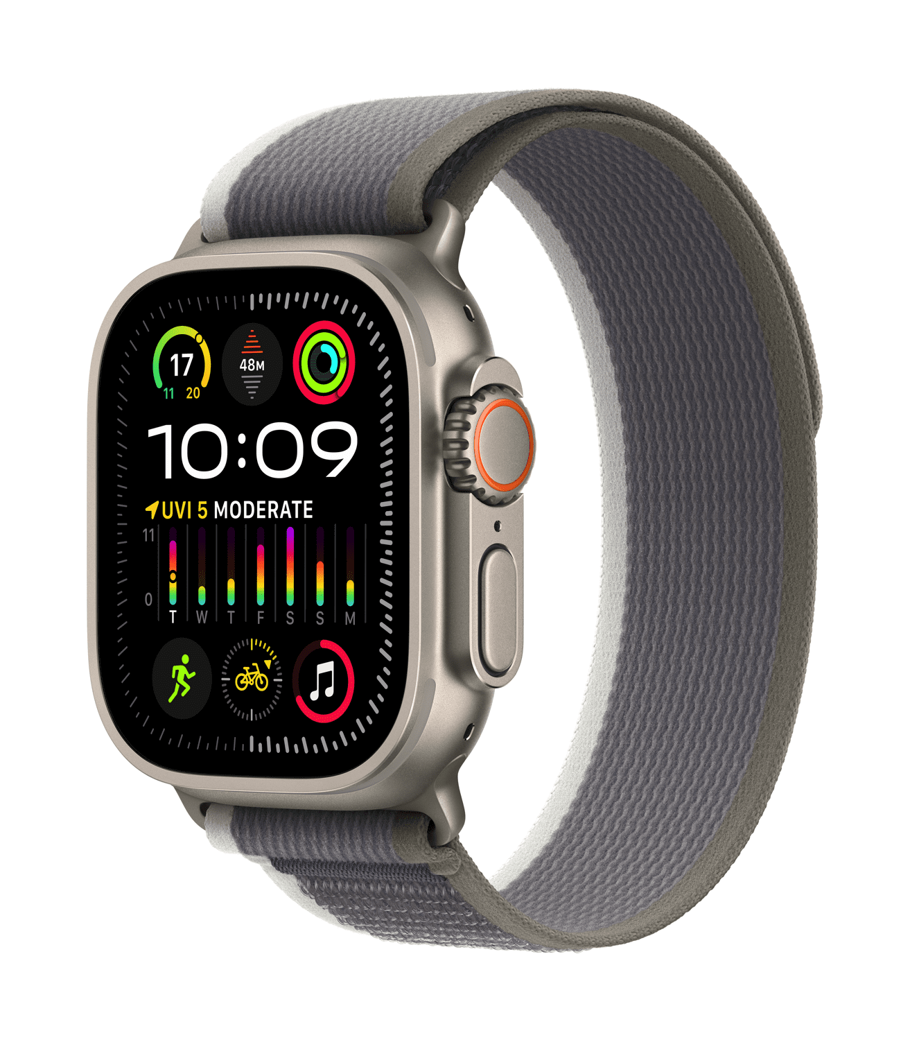 Apple Watch Ultra 2 (GPS + Cellular) Green Trail Loop - Medium/Large