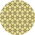 thumbnail image 1 of Ahgly Company Tapis d'Intérieur Lavable en Machine Carré Transitionnel Jaune Soleil, 3 Pieds Carré, 1 of 7