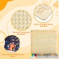 thumbnail image 3 of Wooden Addition Board Game, Preschool Learning Montessori Math Board Game, Addition within 100 Educational Toy for Kids Over 3 Years Old, Children's Interactive Thinking Game, 3 of 6