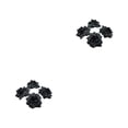 thumbnail image 2 of Baohd 50pack/lot Multi-color Fabric For Wide Application In Weddings And Parties Hats Fiber Realistic Appearance Soft Texture Black 4.5cm 2Set, 2 of 6