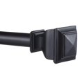thumbnail image 4 of Exclusive Home Curtains Napoleon 1" Curtain Rod and Finial Set, 36"-72", Matte Black, 4 of 4
