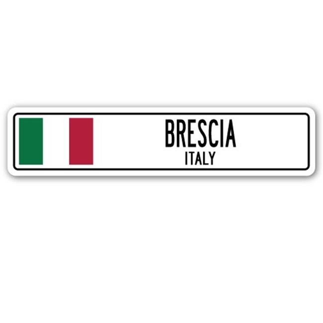 SignMission SSC-Brescia It Street Sign - Brescia, Italy
