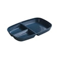 thumbnail image 2 of Divided Dinner Plates, Portion Controlled, Plastic, Bariatric Plates, Reusable, for Adults Picnics Camping Home Kitchen, 2 of 6