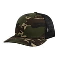 thumbnail image 1 of TOPTIE Mens 6 Panel Trucker Cap, Adjustable Snapback Summer Mesh Hat for Outdoor Sports, 1 of 8