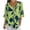 Green, variant on lcziwo Cotton Linen Tops for Women, Ladies Linen Shirts Hawaiian Style V Neck Short Sleeve Tops Trendy Dressy Blouses Casual Loose Comfy Tunic Tops Green,XL