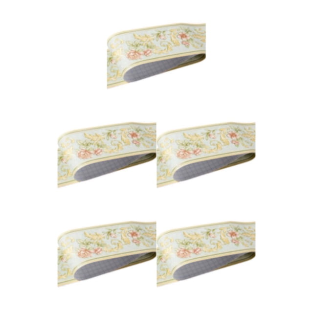Baohd Exquisite Workmanship PVC Waterproof Waist Line For Wall Retro Fashion And Easy Green garden 5Set