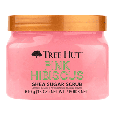 Tree Hut Exfoliant au Sucre de Karité, Hibiscus Rose, 18 oz