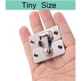 thumbnail image 4 of ORUYROP 90 Degree Locking Privacy Lock Sliding barn Door Latch Right Angle Door Clasp cam Lock, 4 of 6