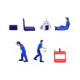 thumbnail image 3 of lionlar 1:64 Miniature Miniature Figurine Figurine Station-Service Décor Accessoire, 3 of 9