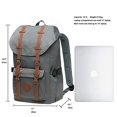 thumbnail image 3 of KAUKKO Laptop Outdoor Backpack, Traveling Rucksack Fits 15.6 Inch Laptop(5-11-GREY), 3 of 5