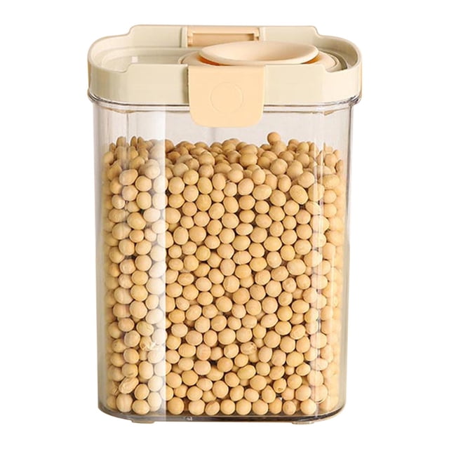 LSLJS Kitchen Food Storage Sealed Jar Food-Grade Plastic Container for Cereals and Grains