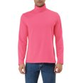 thumbnail image 1 of INSPIRE CHIC Chandails pour Hommes, Chandail à Col Roulé, Manches Longues, Extensible, Coupe Ajustée, Hauts 46 Fuchsia, 1 of 7
