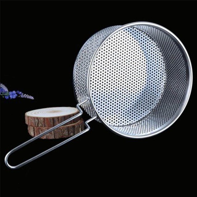 kurtrusly Panier à Croustilles en Acier Inoxydable Passoire Filet Cuisine Cuisson Grand
